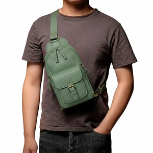 Sac messager en cuir de haute qualité pour homme, sac bandoulière tendance, prix raisonnable, très demandé. - Product Image 5