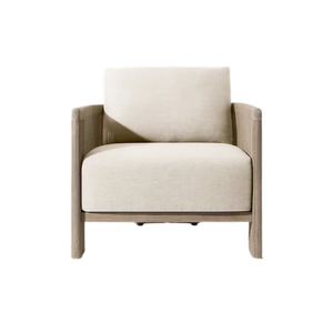 Sillón de Exterior Contemporáneo de Lujo, Panel de Cuerda Tejida a Mano con Teca Premium, Cojín Grueso y Suave, Asiento Profundo y Cómodo - Product Image 2