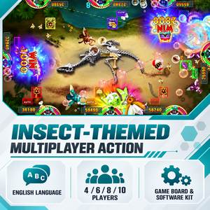 Kit de jeu d'arcade multijoueur VGAME Insect Doctor pour configurations de machines de divertissement 4, 6, 8 ou 10 joueurs - Product Image 3