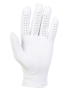 Gant de golf en cuir véritable blanc, main droite, antidérapant, à enfiler, unisexe, qualité supérieure - Product Image 3