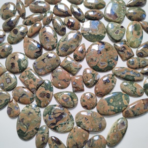 AAA+ Natural Amethyst Rhyolite Loose Crystal Quartz Jade Healing Cabochon Semi-Precious MAHNAJ GEMS Stone Wholesale Gemstone - Product Image 3