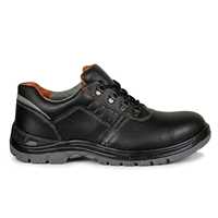 Chaussures de sécurité en acier noir, bottes de travail en cuir véritable, imperméables, respirantes, antidérapantes, antistatiques, chaussures industrielles pour hommes