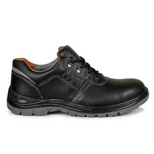 <b>Black</b> Steel Toe Safety Shoes Genuine Leather <b>Work</b> <b>Boots</b> Waterproof Breathable Anti Slip Anti-static Industrial Factory Kitchen - Product Image 1