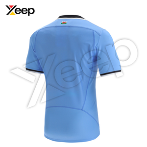 เสื้อฟุตบอลผู้ชาย XEEP รุ่นปรับแต่งได้ XC-SU-57 ผ้าโพลีเอสเตอร์ระบายอากาศดี พิมพ์ลายด้วยความร้อน แห้งเร็ว ทรงคลาสสิคเข้ารูป OEM - Product Image 3