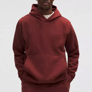 Sweat-shirt à capuche unisexe en polaire, couleur unie, coupe décontractée oversize, vêtement d'hiver, polyester/coton 400g, anti-plis, avec poches - Product Image 1