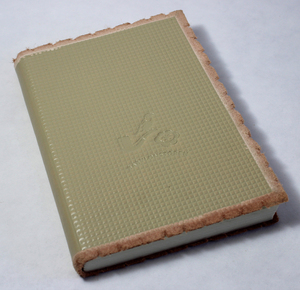 สมุดบันทึกทำมือจากกระดาษรีไซเคิลฝ้าย พร้อมปกดีไซน์ลายนูน วัสดุคุณภาพสูงสำหรับสำนักงาน สมุดโน้ตหนังแพะ TC - Product Image 2