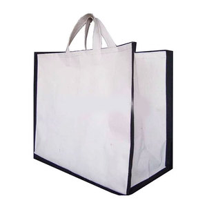Custom Logo Printed Recyclable Women's Tote <b>Handbag</b> Recyclable Plain Cotton Canvas Shopping Bag Geometric Reusable Eco Friendly - Product Image 4