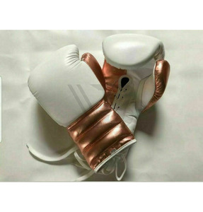 Gants de boxe professionnels personnalisés avec logo, confortables, 10oz 12oz 14oz 16oz, en cuir de vachette, pour entraînement de combat, motif imprimé - Product Image 2