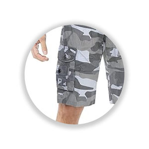 Nouvelle Arrivée Chaude : Short de Chasse en Toile Respirant de Qualité Supérieure pour Hommes, Imprimé Décontracté Hiver, Taille Ajustable, Coupe-Vent - Product Image 6