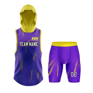 Vêtements de sport 100% polyester, uniforme 7V7, design de logo personnalisé, respirant, haute qualité, unisexe, adultes, à prix raisonnable - Product Image 1