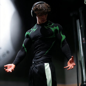 Camiseta de Compresión Personalizada para MMA, Manga Larga, Ropa de Lucha BJJ, Sublimada, Poliéster/Nailon, UPF50+, Transpirable - Product Image 5