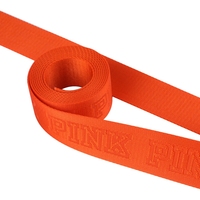 Sangle en polyester jacquard recyclé RPET certifié GRS, design concave, pour accessoires de bagages et emballages cadeaux