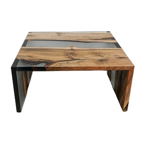 โต๊ะรับประทานอาหารสีเขียว100% ปลอดภัยสำหรับร้านอาหารห้องครัวบาร์สำนักงานเฟอร์นิเจอร์ไม้อีพ็อกซี่เรซิ่นดีไซน์แบบดั้งเดิมสำหรับห้องนั่งเล่น - Product Image 5