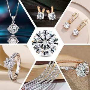 เพชรแล็บโกรว์เกรด VVS คุณภาพเยี่ยม ทอง 14K น้ำหนัก 2 กะรัต ทรง IGI ตัดแบบ 4 ขา ต่างหูแบบติดหู คุณภาพสูง หรูหรา สำหรับงานแต่งงานและงานเลี้ยง - Product Image 3