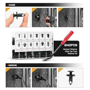 GOOACC Fixations et clips automobiles, attaches de pare-chocs, rivets en plastique, attaches à pression pour voiture - Product Image 2