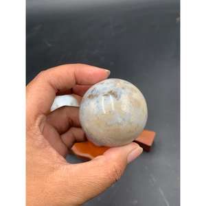 Esfera de Dendrita Blanca Natural de 5 cm, Bola de Cristal Pulida para Colección Decorativa y Exhibición - Product Image 3