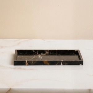 Juego de Accesorios de Baño de Mármol de Lujo de Seis Piezas, Forma Rectangular, Duradero para Uso en el Baño - Product Image 2