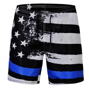 Nouveaux shorts unisexes personnalisés par sublimation, shorts de plage imprimés pour hommes, séchage rapide, taille élastique, décontractés, tropicaux, avec cordon de serrage - Product Image 1