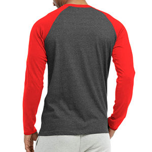 Camisetas de Algodón para Hombre con Mangas Raglán Resistentes, Ropa Interior de Secado Rápido para Adultos, Ropa de Manga Larga al por Mayor - Product Image 5