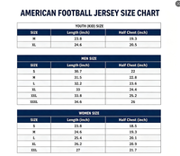 Vente en gros, expédition en 3 jours - Dallas 13 DOWNS, maillots de football américain personnalisés, logo brodé cousu, maillots personnalisables