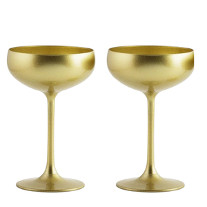 Creative Handcrafted Stainless Steel <b>Metal</b> Round Shape Shinny Polished Sets Of 2 Drinking Glass Enamel Printed - Product Image 5