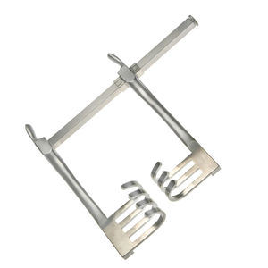 Écarteur de laminectomie style Frazier 8 cm à 4 branches en acier inoxydable, instrument chirurgical de colonne vertébrale, outil chirurgical de qualité allemande - Product Image 4