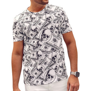 Prix de gros pour vêtements : T-shirt homme de haute qualité, 100% coton doux, impression par sublimation, t-shirts personnalisés pour hommes - Product Image 1