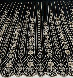 Tela de Bordado de Poliéster Resistente de Alta Calidad para Prendas de Moda, Confección de Vestidos, Fabricante Textil Personalizado OEM ODM - Product Image 1