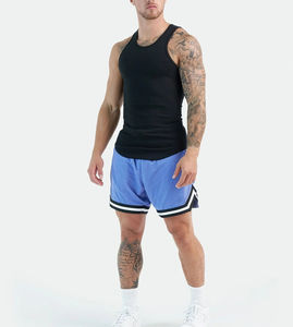 Shorts de course et de basketball pour hommes, en polyester 100 %, couleur personnalisée, respirants, séchage rapide, décontractés, pour l'été, vente en gros - Product Image 1