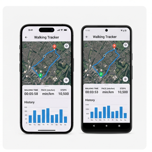 Royalcraft Step Counter App – Pedometer, Calorie Tracker, Walking Distance, Fitness Activity Tracker - Product Image 2