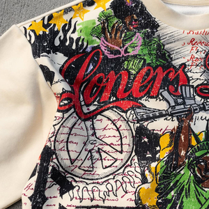 Camisetas Cortas de Algodón 100% con Estampado Gráfico Personalizado DTG, Estilo Holgado y de Corte Recto para Hombre - Product Image 6