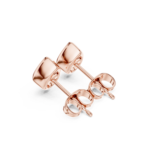 Pendientes de diamantes de laboratorio con corte de pera y bisel personalizado, acabado en oro blanco de 14K, plata de ley, forma de lágrima, para regalo de aniversario de bodas - Product Image 2