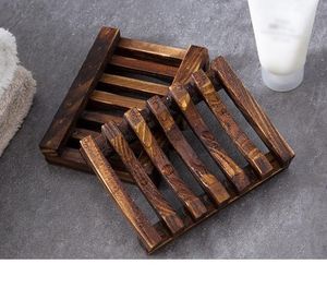Support de rangement en bois massif pour savon de salle de bain, porte-accessoires de toilette et support de vaisselle - Product Image 5
