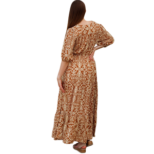 Vestido Largo Estampado Floral para Mujer, Estilo Resort - Product Image 3