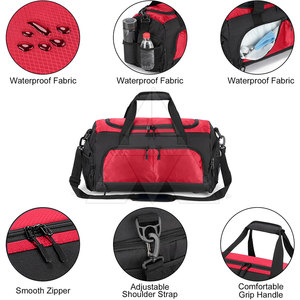 Latest Design Multifunctional Outdoor Fitness Gym <b>Bags</b> Customized Logo Printing Wholesale Gym <b>Bags</b> - Product Image 4