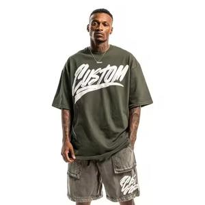 Camiseta Informal para Hombre, 100% Algodón, Marca de Fabricante, Unisex, Logotipo Personalizado, Estilo Urbano, Talla Grande - Product Image 1