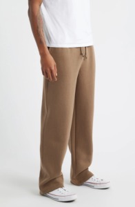 Custom <b>mens</b> flared sweatpants wide leg loose fit drawstring waist casual streetwear <b>trousers</b> style athletic <b>lounge</b> pants - Product Image 2