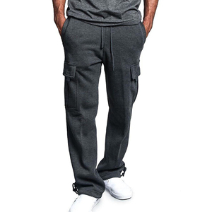 <b>Men's</b> Casual Cargo Pants Washed Jogging Sports Sweatpants Eco-Friendly Breathable Polyester/Nylon Quick Dry Lightweight Pro Club - Product Image 3