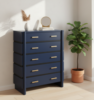Cadre de lit pliable et gonflable PKP à 5 tiroirs, moderne et écologique, en bois de manguier, meuble de chambre à coucher, fabriqué à la main, usine OEM ODM