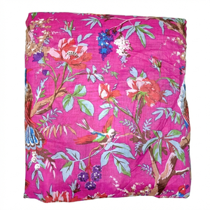 Tela de Algodón de Lujo para Prendas de Vestir |   Textil Sostenible con Estampado a Mano, Material Étnico Indio de Primera Calidad, Venta al Por Mayor B2B por Yardas - Product Image 1