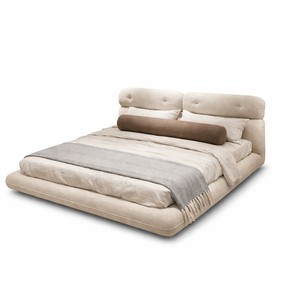 Base de Cama Tapizada Suave Sellier Custom Boucle - Fabricante Vietnamita, Diseño Moderno, Tela Duradera para Hoteles y Dormitorios - Product Image 1