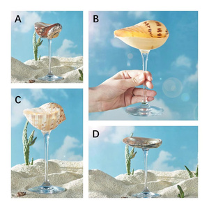 Verres à cocktail en coquillages faits à la main, verres à martini en coquillages, cadeau de mariage pour demoiselle d'honneur, cadeau d'anniversaire, cadeau de fête de bachelorette, tasse en coquillages - Product Image 6