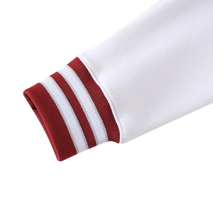 Alabama A&M Wool/Cashmere Fleece <b>Cardigan</b> Women V Neck Knit Maroon White Ribbing <b>Chenille</b> Embroidery Casual Thick Winter Sweater - Product Image 5