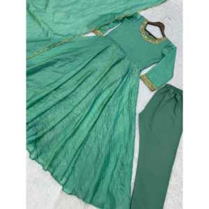 ชุดแฟนซี anarkali กับ dupatta สำหรับงานปาร์ตี้ชุดราตรี - Product Image 4