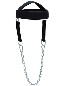 Arnés de cabeza cómodo y duradero para levantamiento de pesas, cadena de sujeción de peso con hebilla resistente para entrenamiento de resistencia en el cuello y fitness - Product Image 6