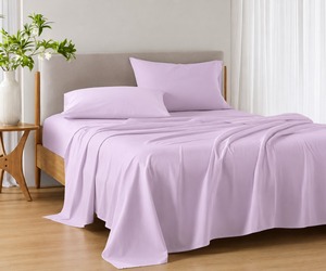 400 TC Thistle <b>Queen</b> Size 4 Piece <b>Bed</b> <b>Sheet</b> Set Luxury Hotel Style Premium Bedding Ultra Soft Smooth Finish Sophisticated Deep - Product Image 1