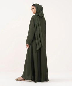 Abaya de Alta Calidad 2026, Fabricante de Ropa Islámica, Abaya Musulmana con Bordado, Cuentas y Lentejuelas, para la Noche - Product Image 4