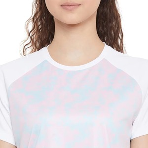 <b>Top</b> Sale Summer <b>Women's</b> T-Shirts Custom Professional Manufacture Polyester/Cotton Blend Breathable High Quality Plain Dyed - Product Image 5