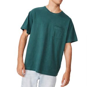 2025 camiseta cuadrada de algodón 100% personalizada para hombre 300 Gsm peso pesado Verano de gran tamaño recortado diseño liso tela de punto - Product Image 5