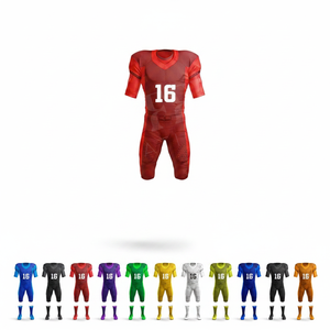 Customized Team Name Number Printed Football Uniform Jersey Pants Combo Moisture Control Sportswear For Team Championship Kit - Product Image 1